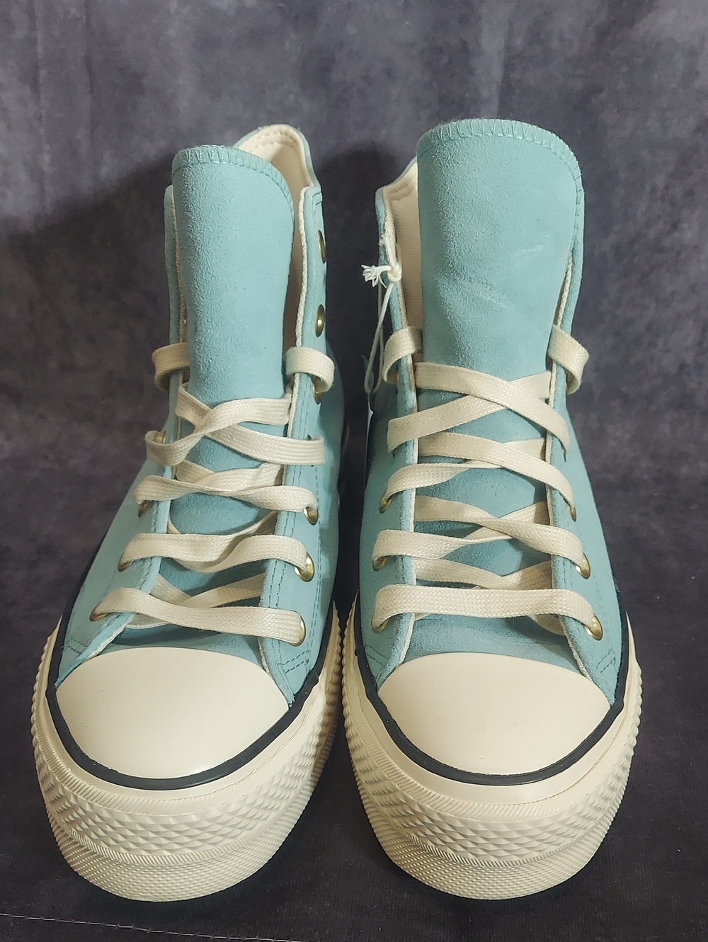 Converse Chuck Taylor All Star Lift Suede Platform Highs - Vernal Pool - Size 9 - Picture 5 of 8